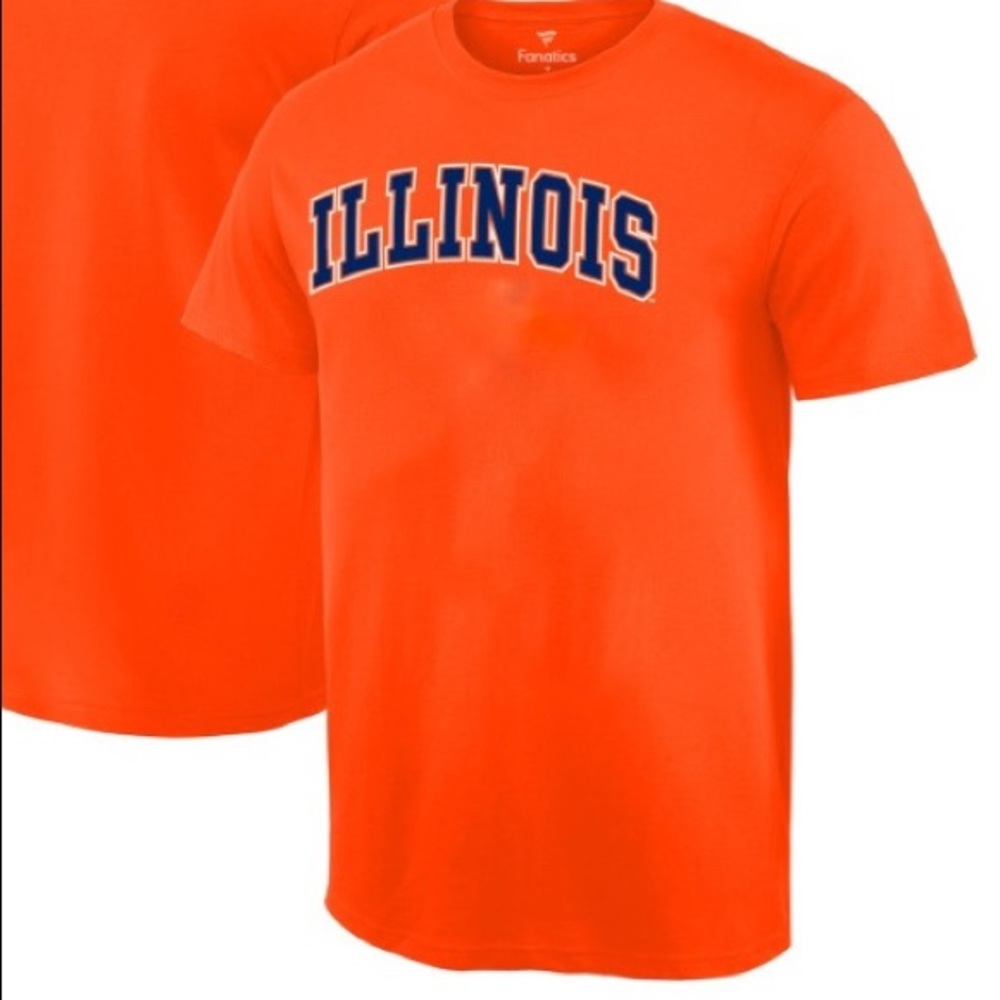 New Mens University of Illinois T-Shirt